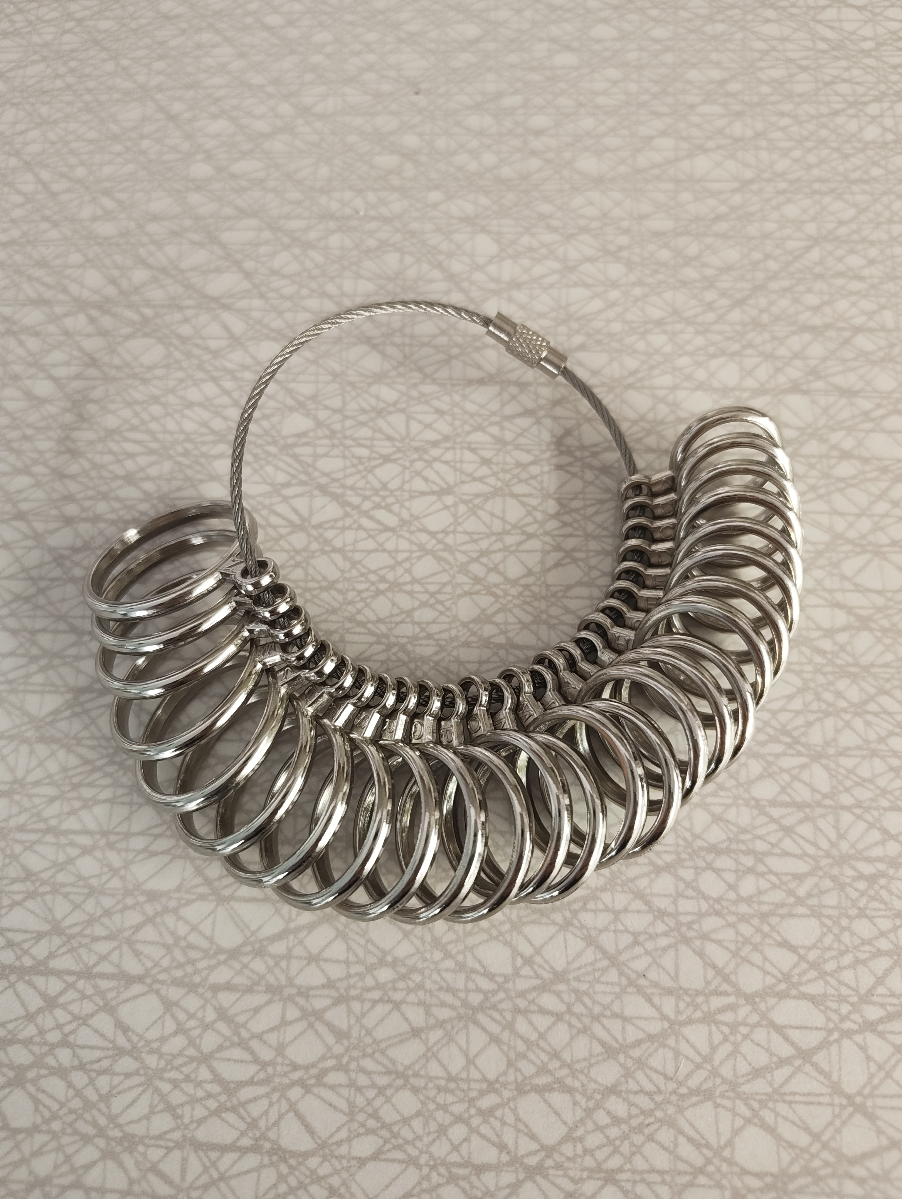 Ringstorleks måttsats (vigselring, ring, bröllop)