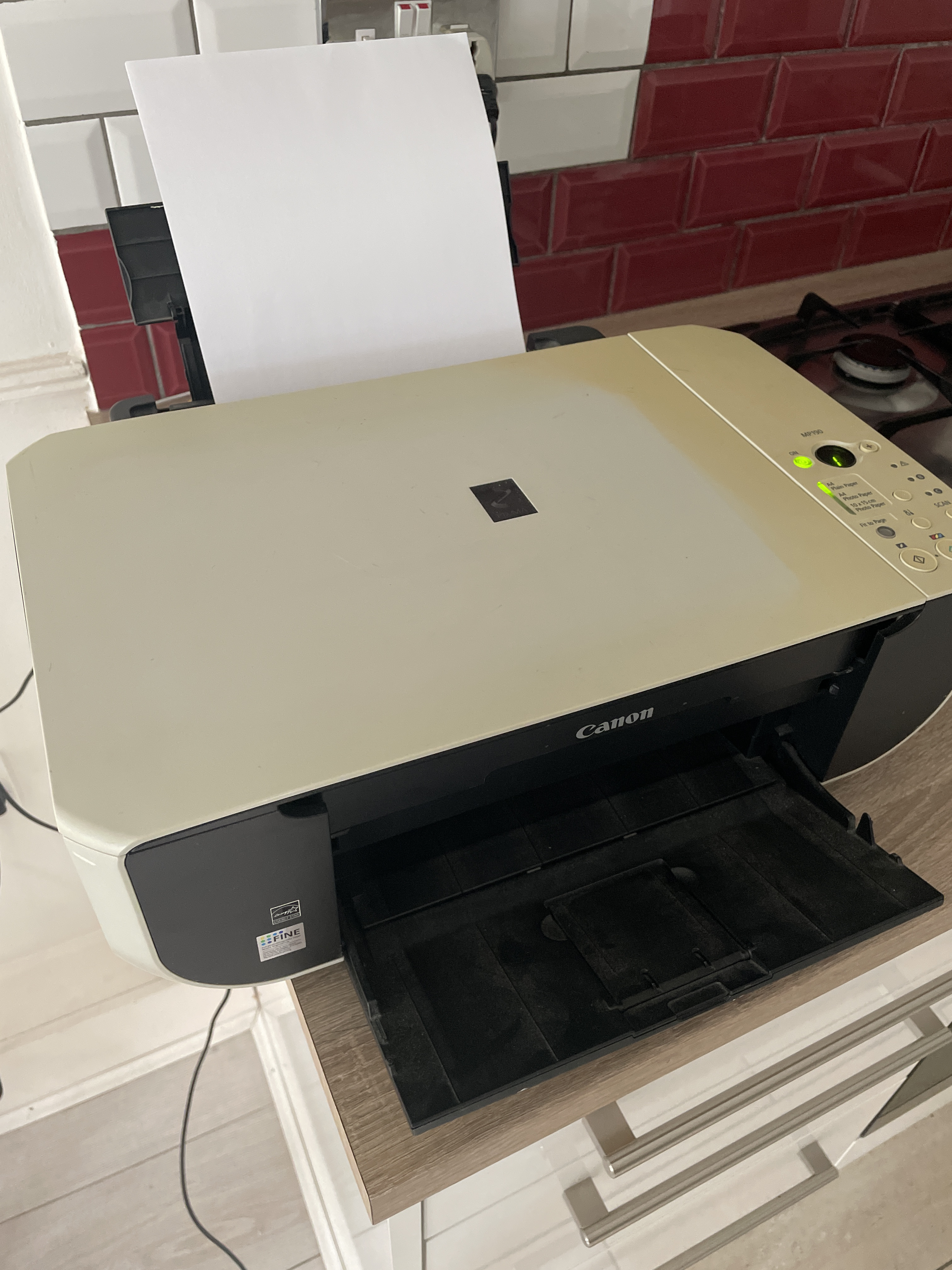 Canon mp190 printer and scanner