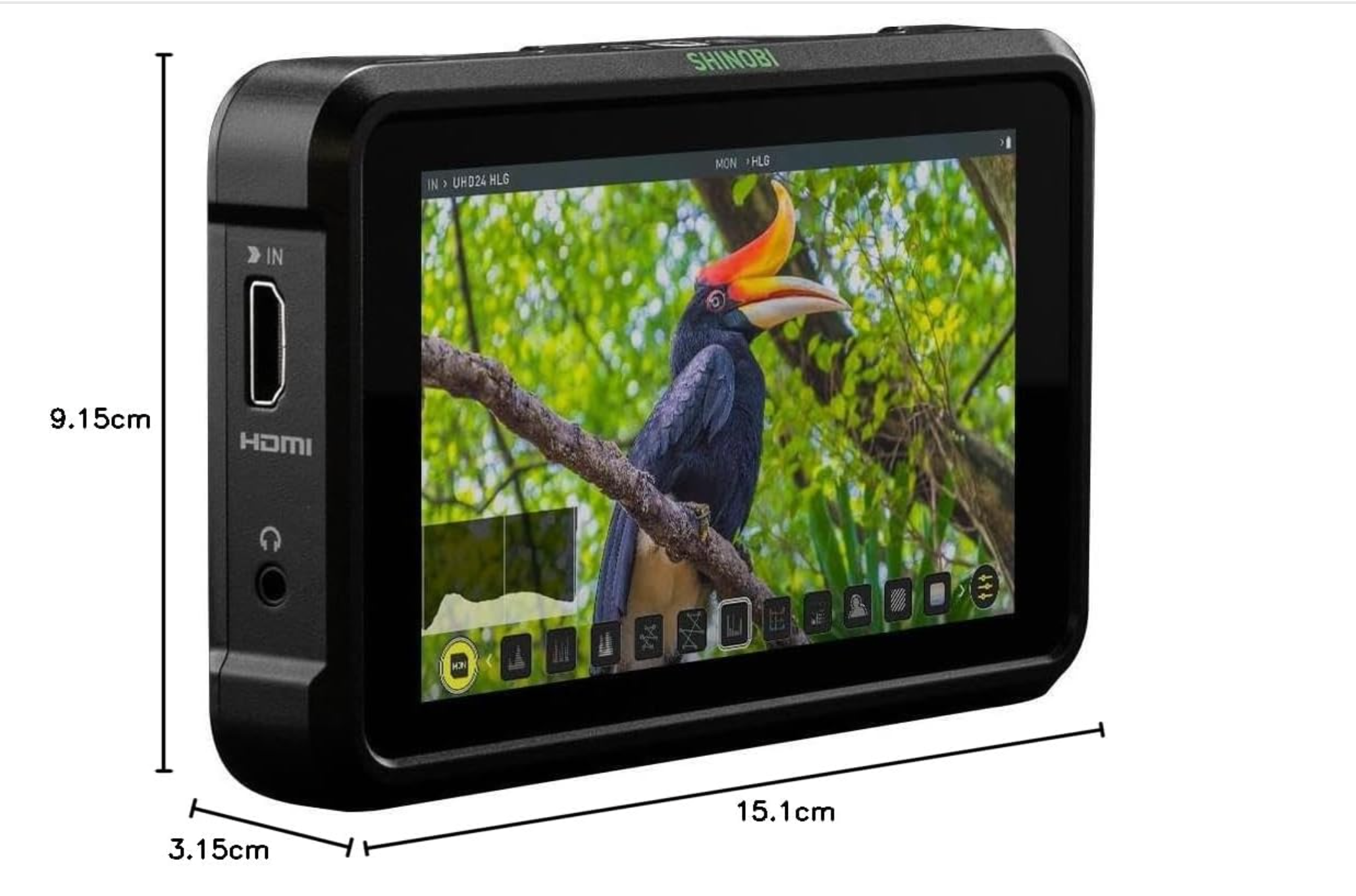 Atomos shinobi 13.2 cm (5.2") 1920 x 1080 pixels black