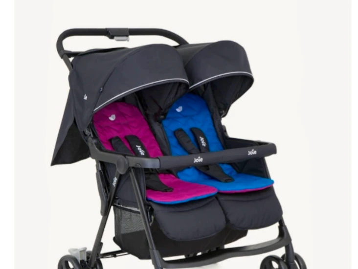Joie double stroller with rain cover