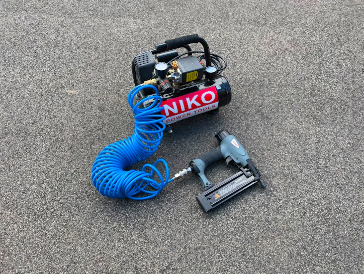 Dyckertpistol med kompressor