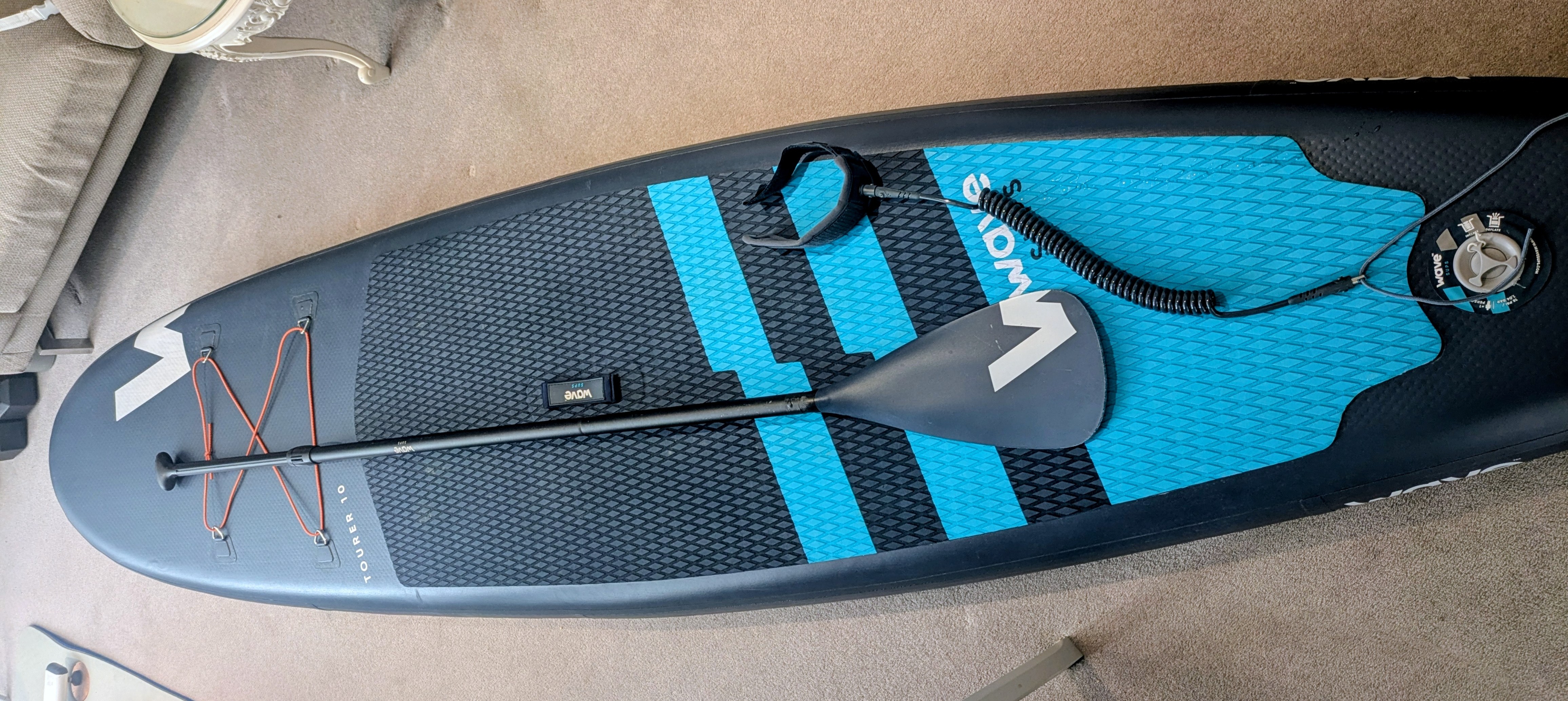 Sup portable inflatable stand up paddle board - wave tourer 10