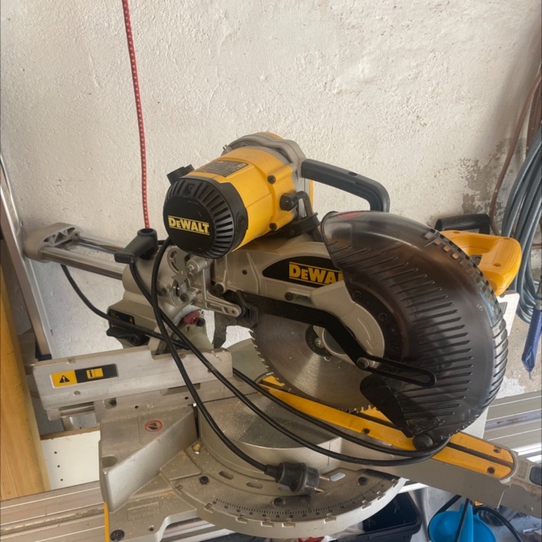 Dewalt dw717xps kapp/gjærsag, 250 mm