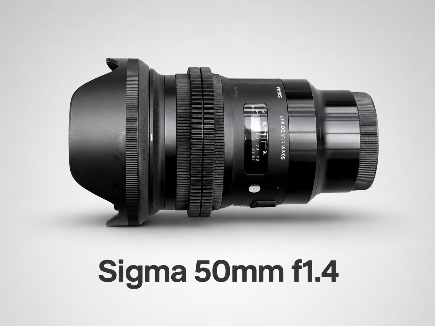 Sigma 50mm f1.4 art e mount for sony with focus ring
