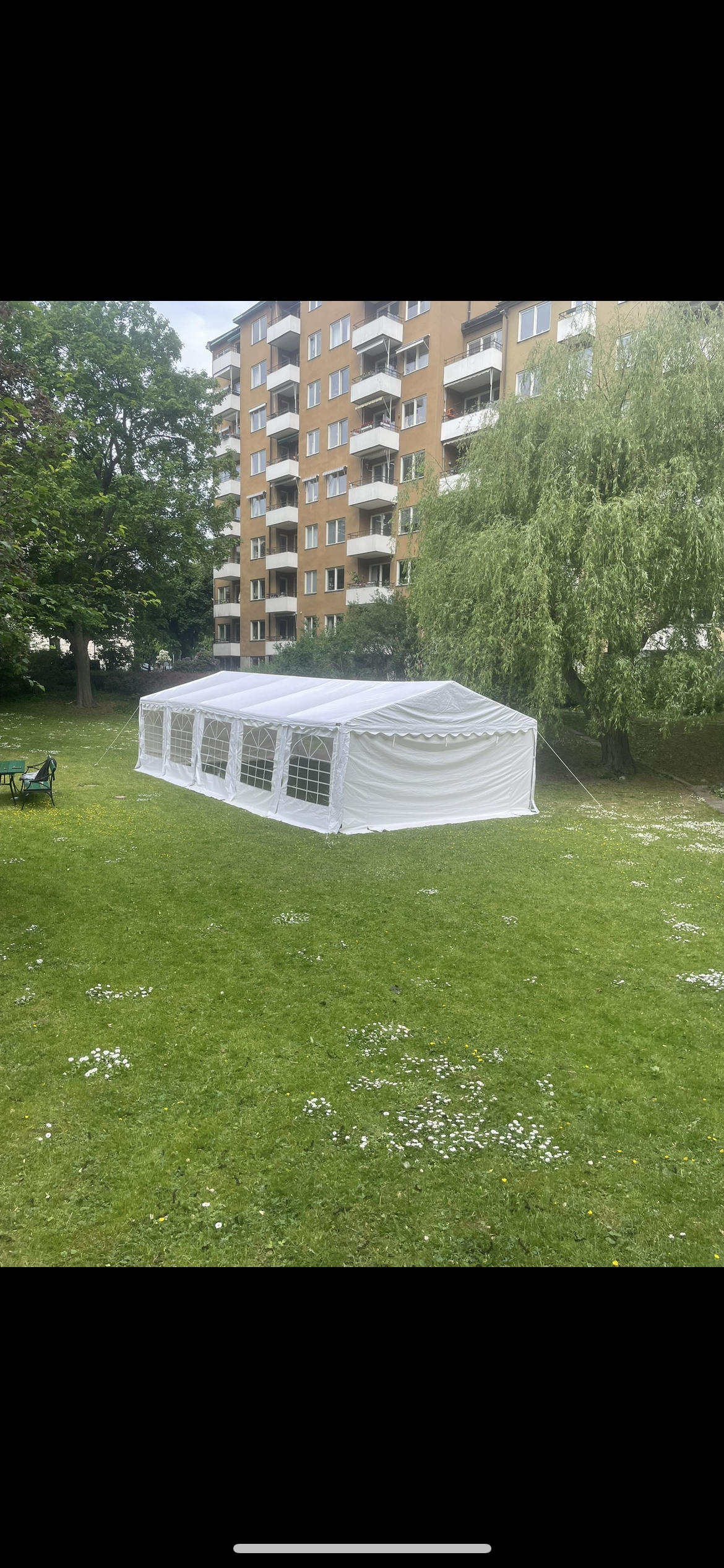 Partytält 10x5m, stolar och bord. vi bygger det åt dig!