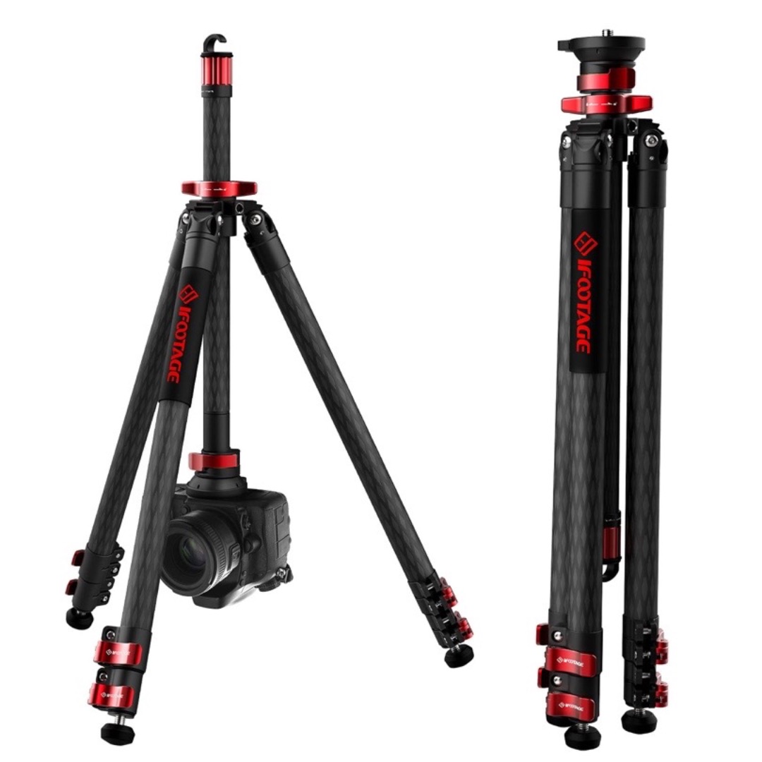 Ifootage carbon tripod & k5s fluid head