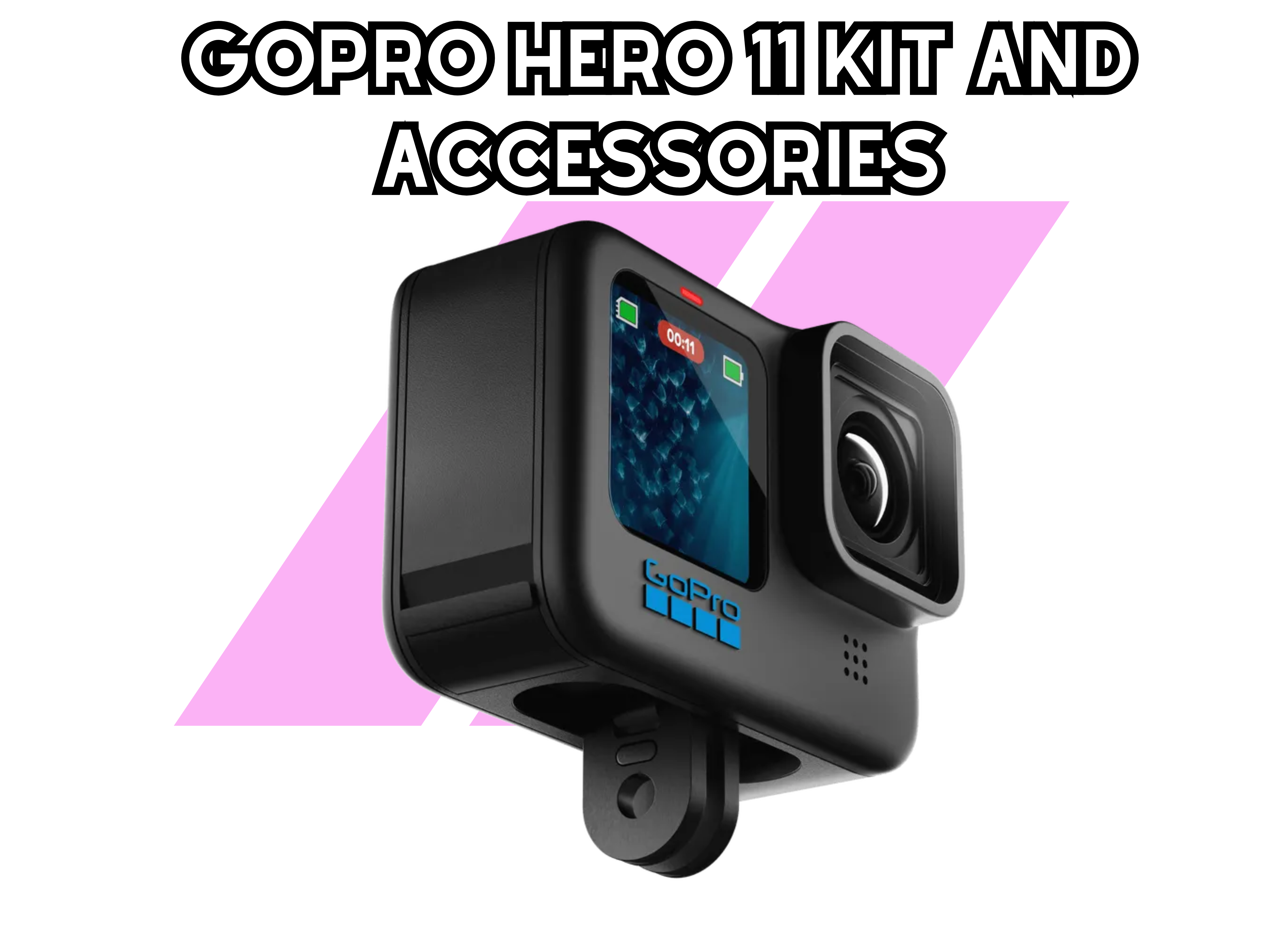 Gopro hero 11 kit and accessories