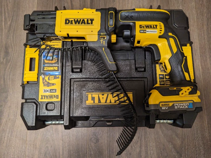 Gipsskrutrekker med magasin