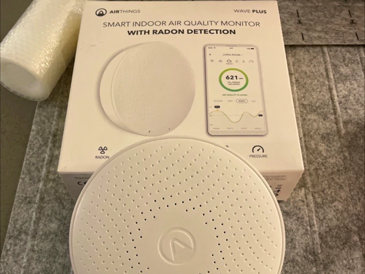 Radon- & luftkvalitetsmätare