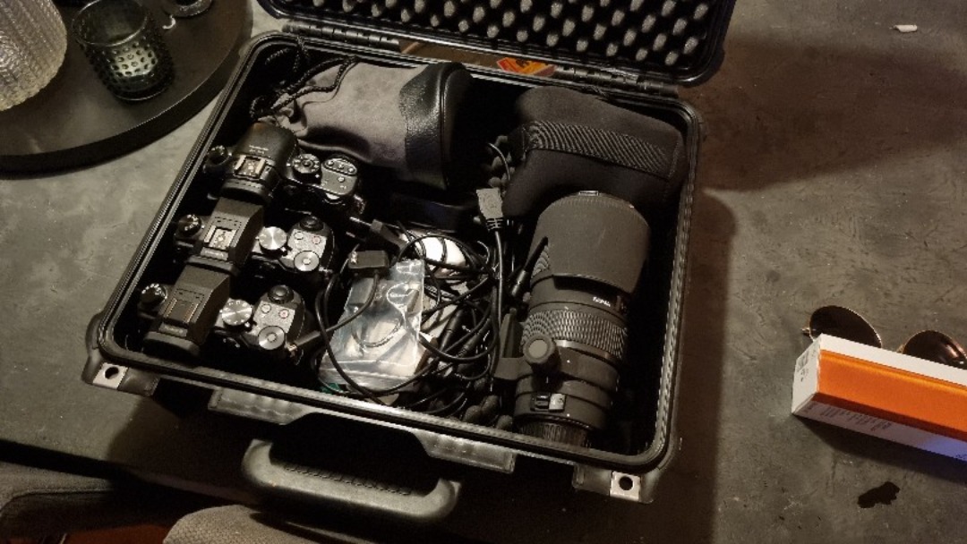 Pakke for 3-kamera produksjon