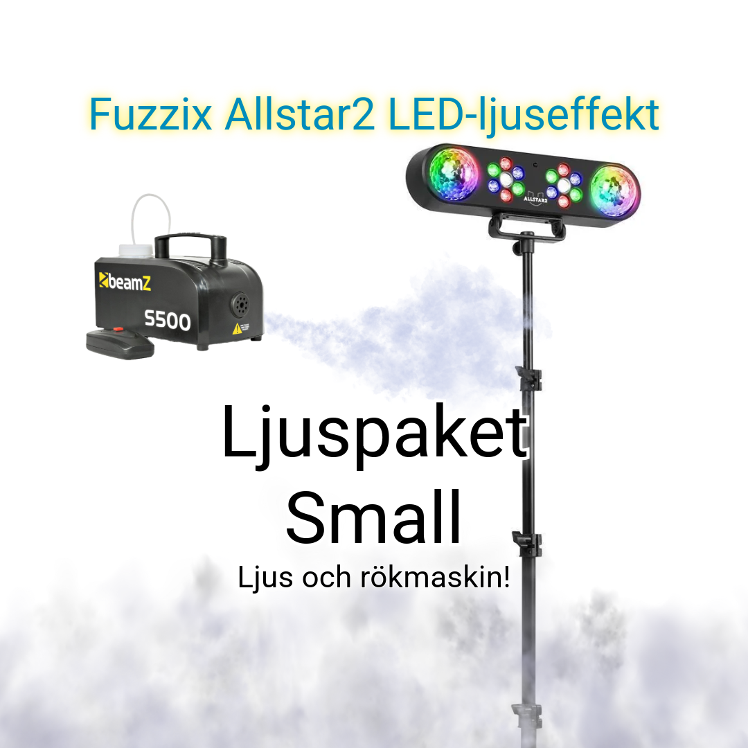 Paket small med ljus och rök
