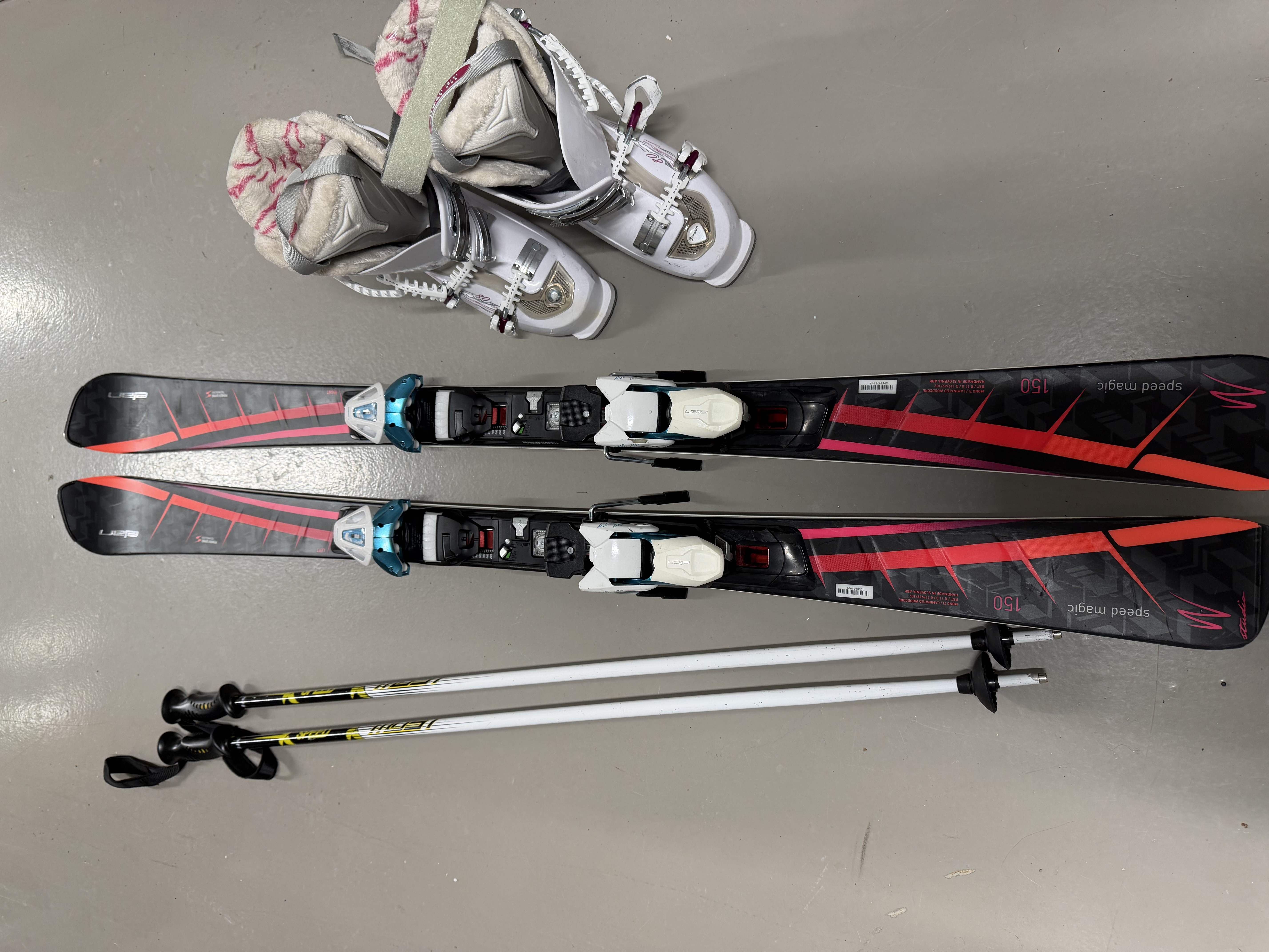 Alpinski dame – komplett sett