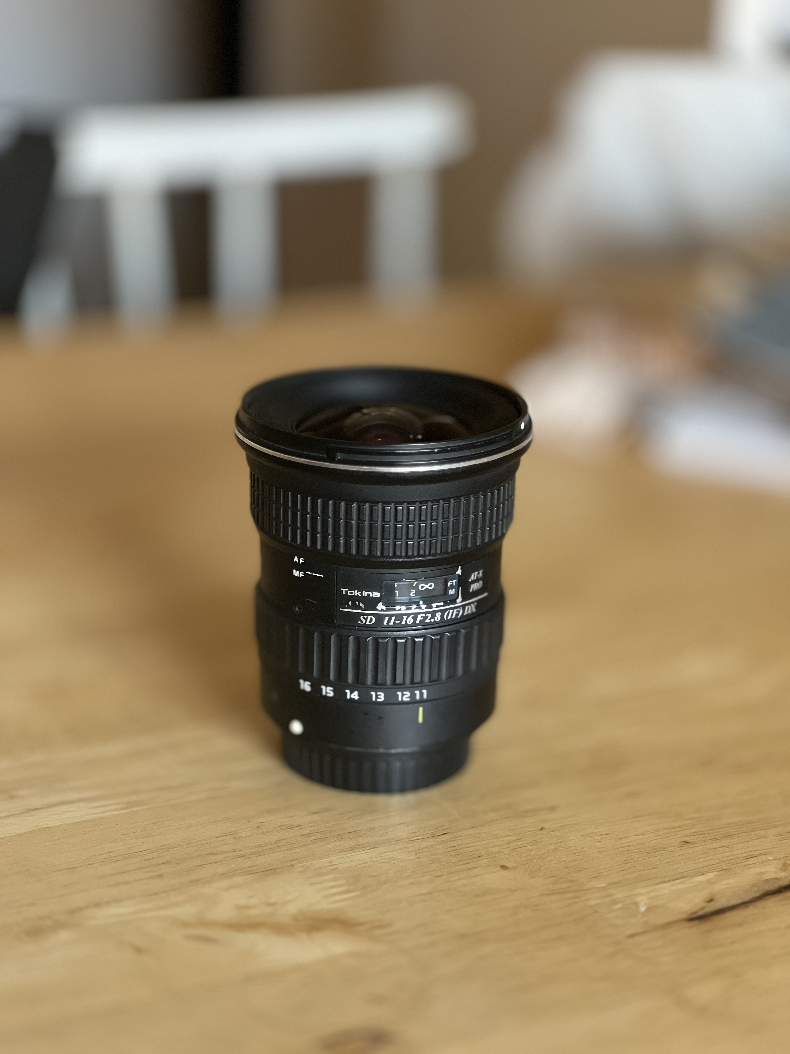 Tokina sd 11-16 f2.8 (if) dx ii