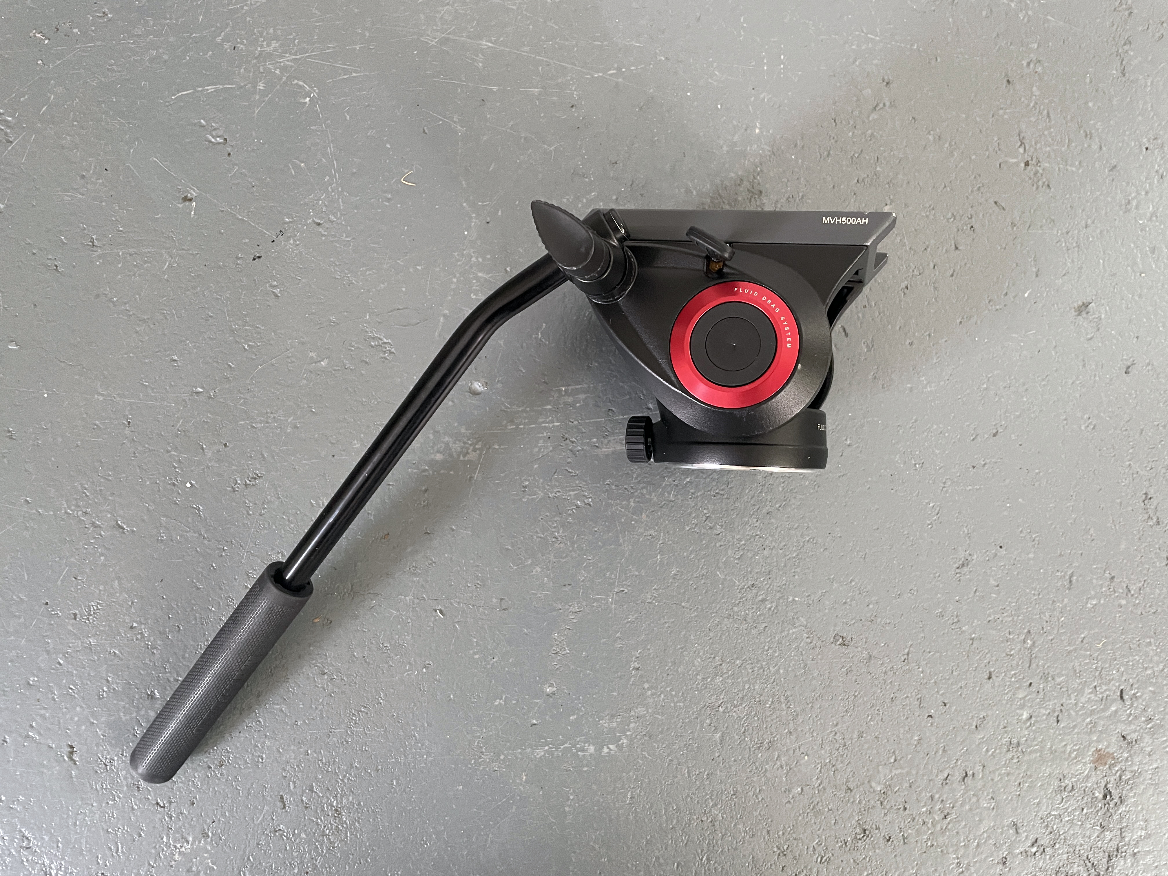 Manfrotto fluid video head with flat base