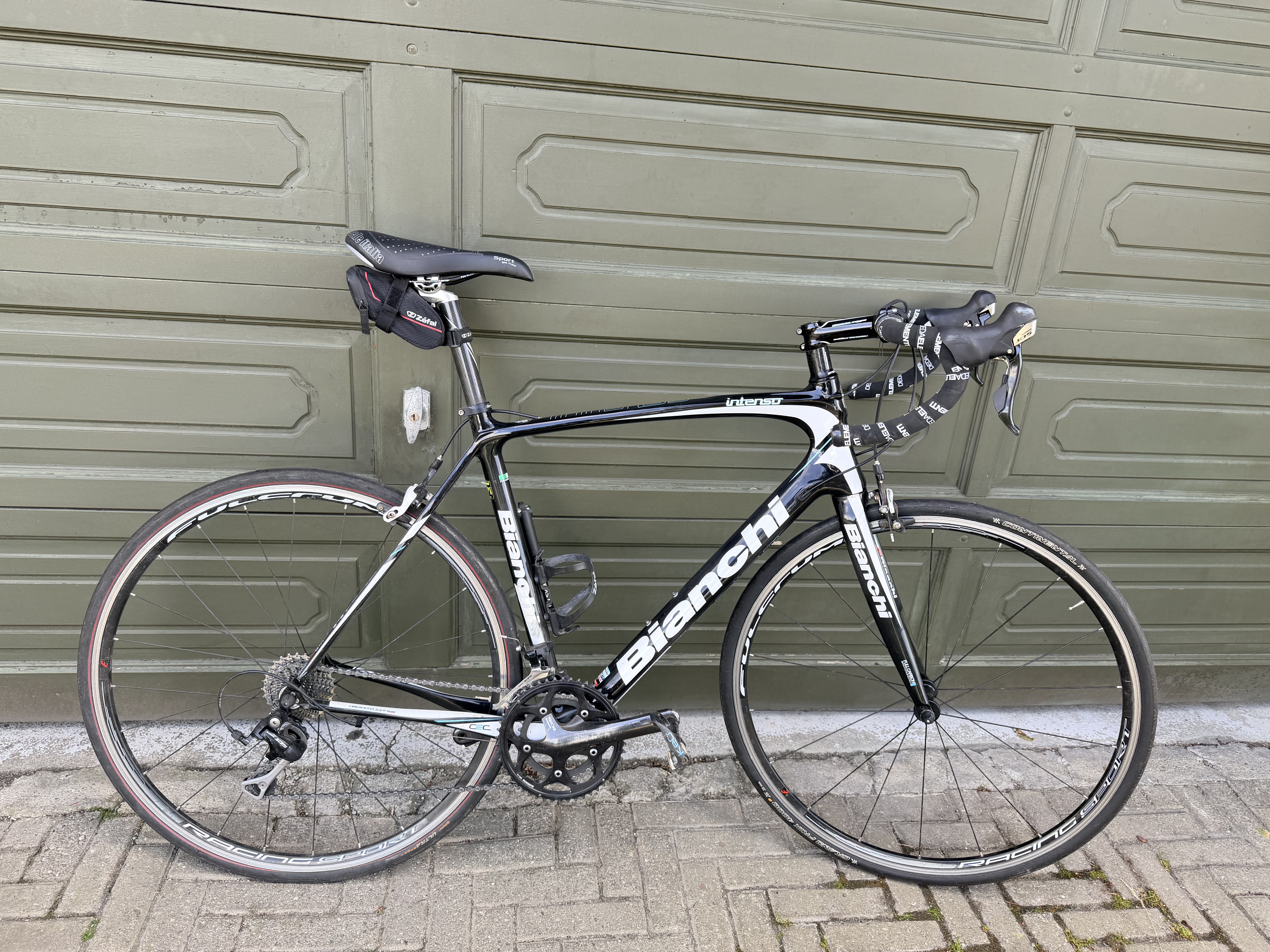 Bianchi karbon landeveissykkel  