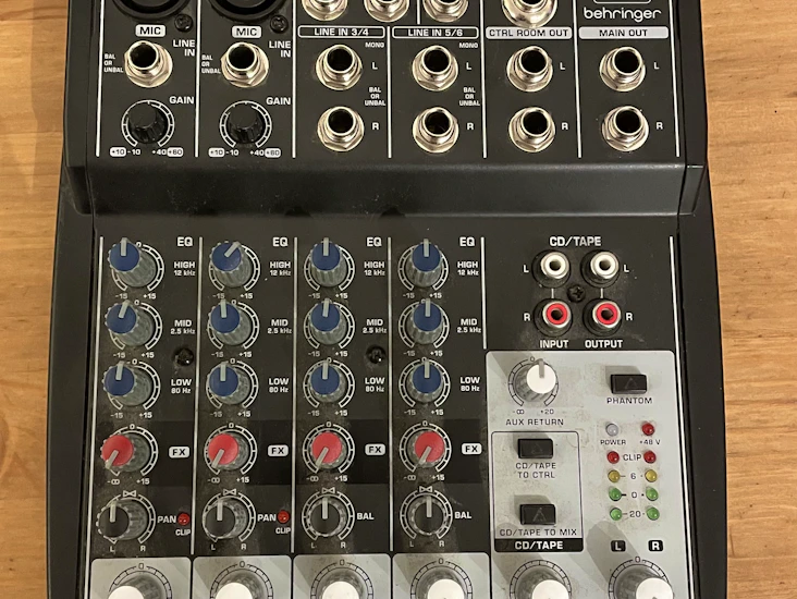 Flerkanalig kompakt mixer | behringer xenyx 802