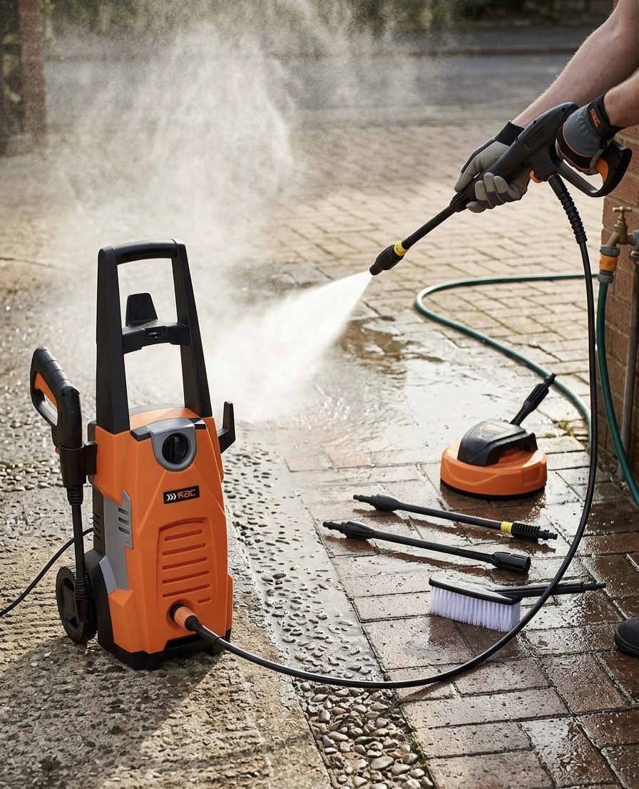 💎 rac 1400w pressure washer | full kit for cars & patios 💎