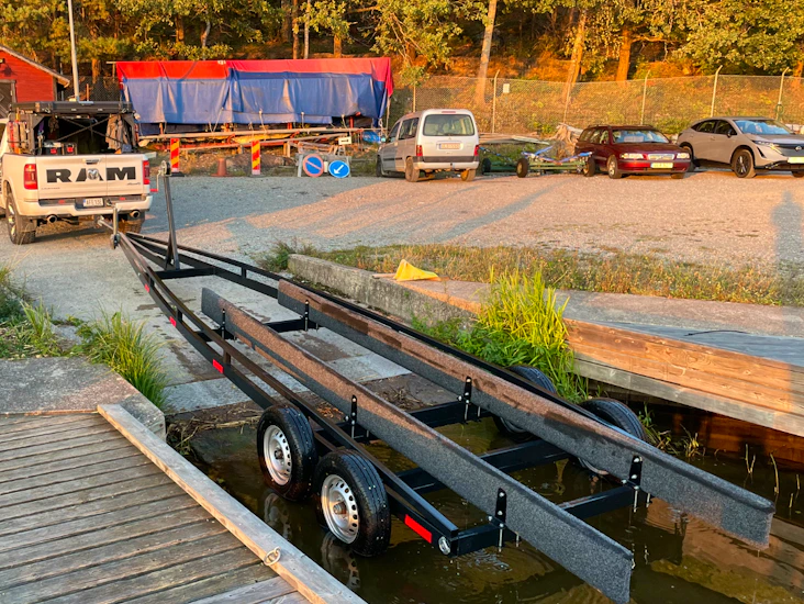 4 ton upptagningsvagn float on tt4400 4 ton 10m