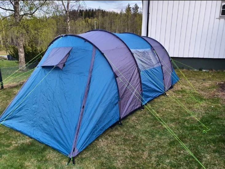 Seksmannstelt med god plass