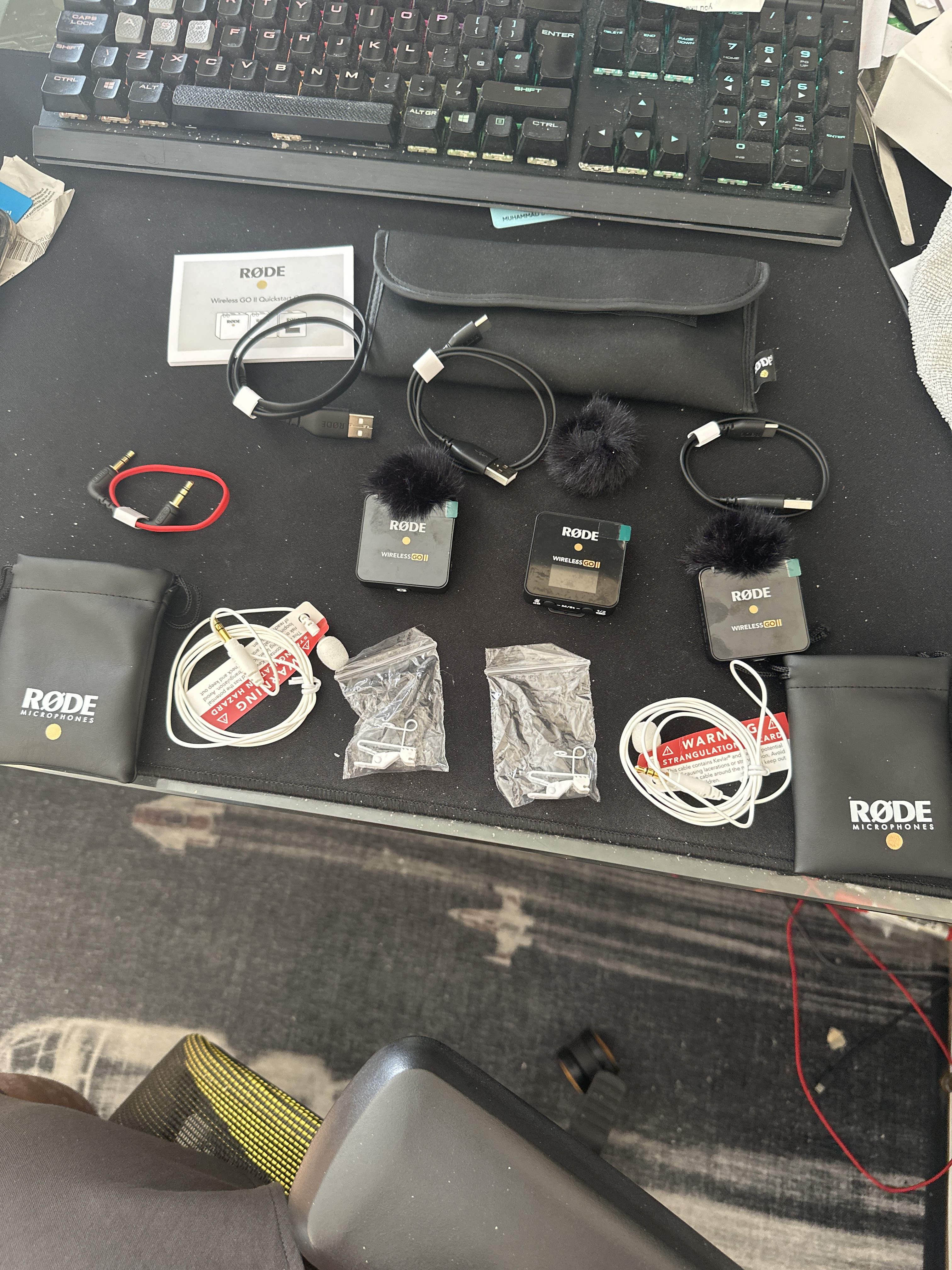 Rode wireless go 2 microphone + 2 lavalier mic (eastleigh) (like dji mic 2)