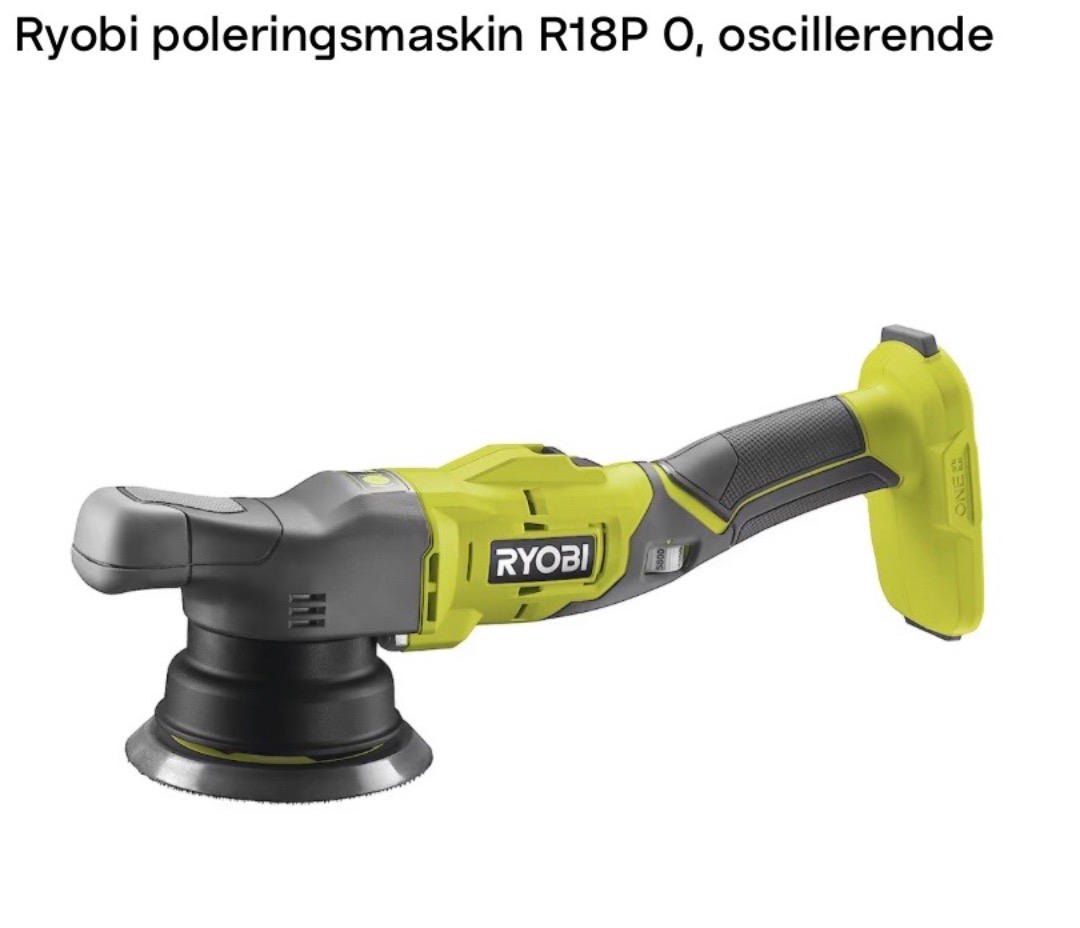 R18p-0 18v dual action polisher