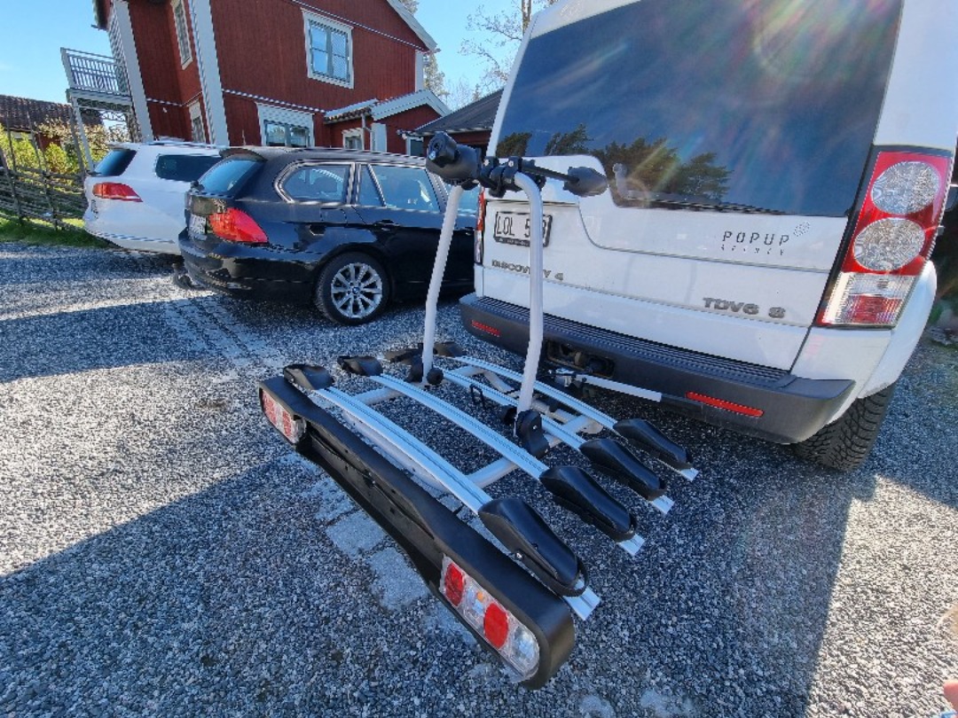 Cykelhållare för 4 cyklar