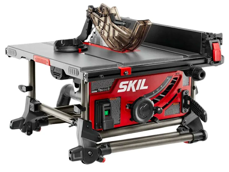 Bordscirkelsåg med inbyggt stativ