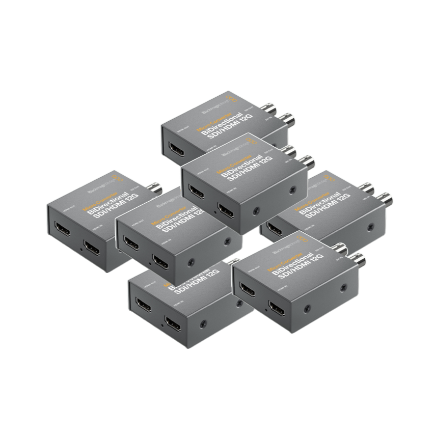 7x blackmagic micro converter bidirectional sdi hdmi 12g with psu