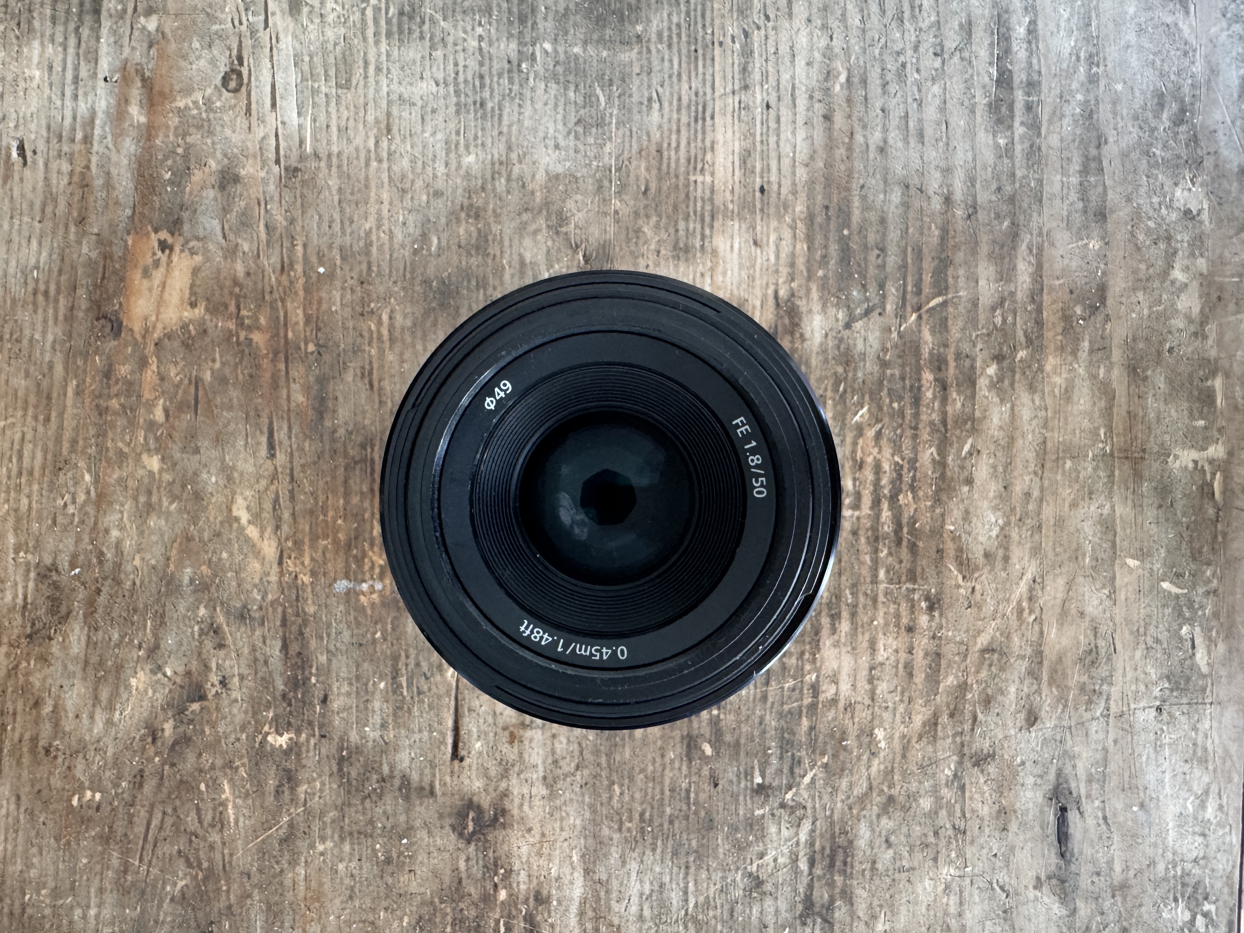 Sony fe 50mm f1.8 prime e mount lens 