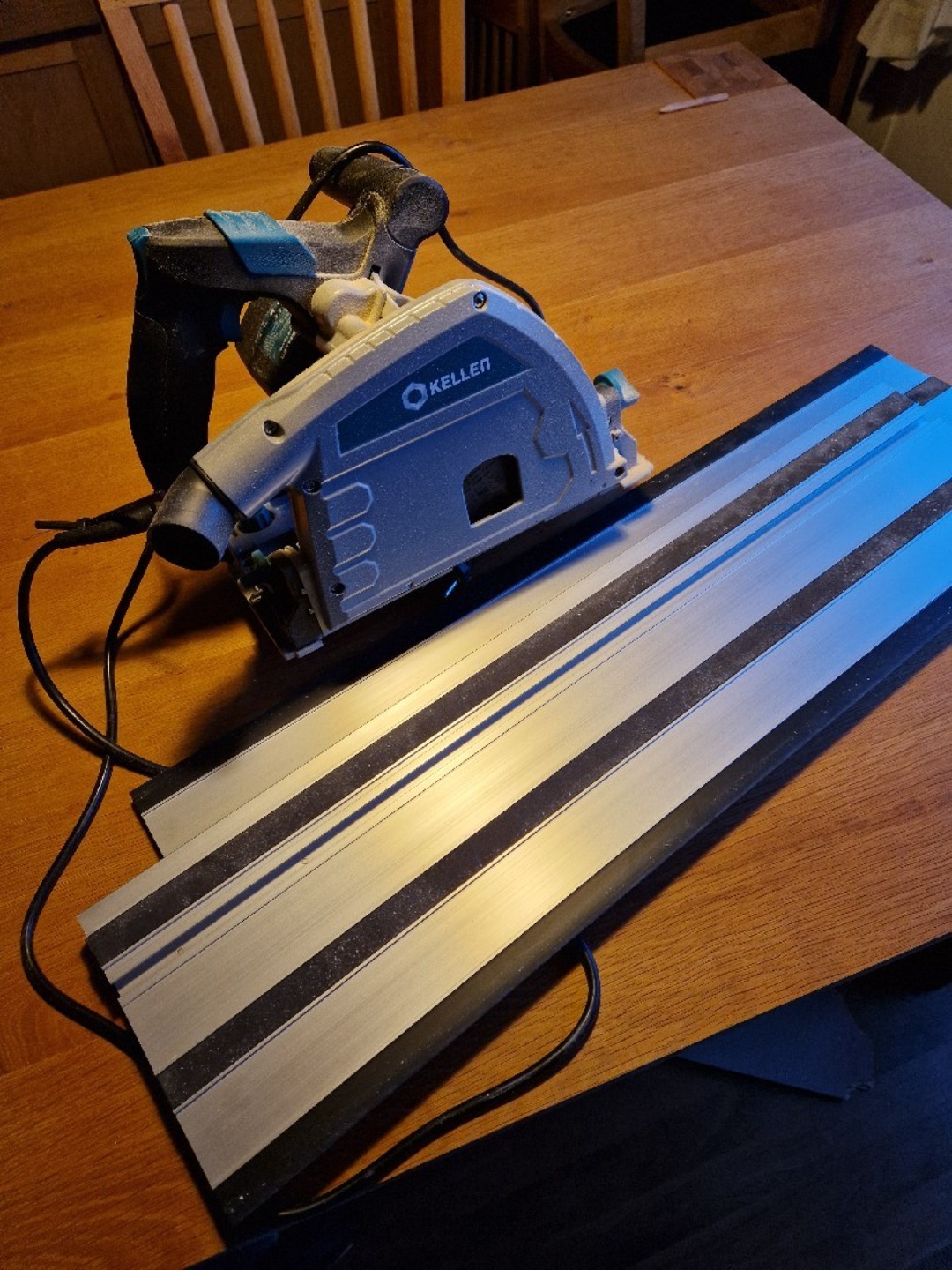 Kellen sirkelsag / dykksag med 3 typer sagbald