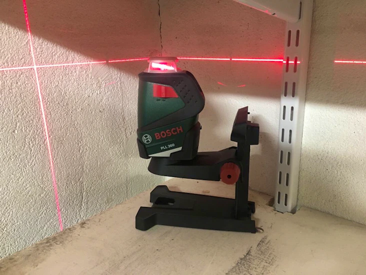 Bosch pll 360 kors och rotationslaser