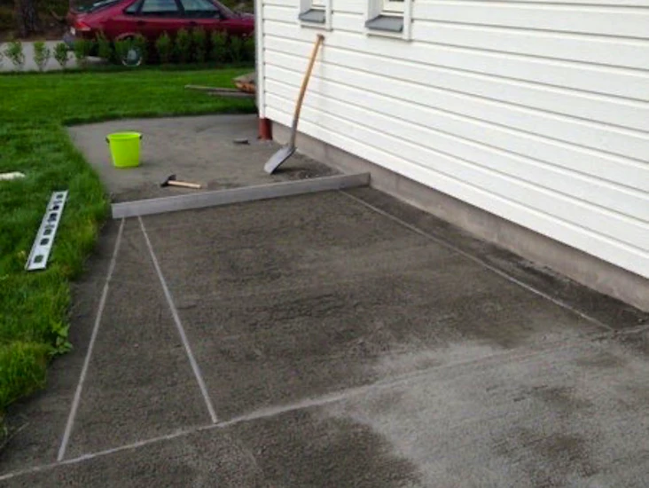 Järnrör för avdragsbanor vid stenläggning