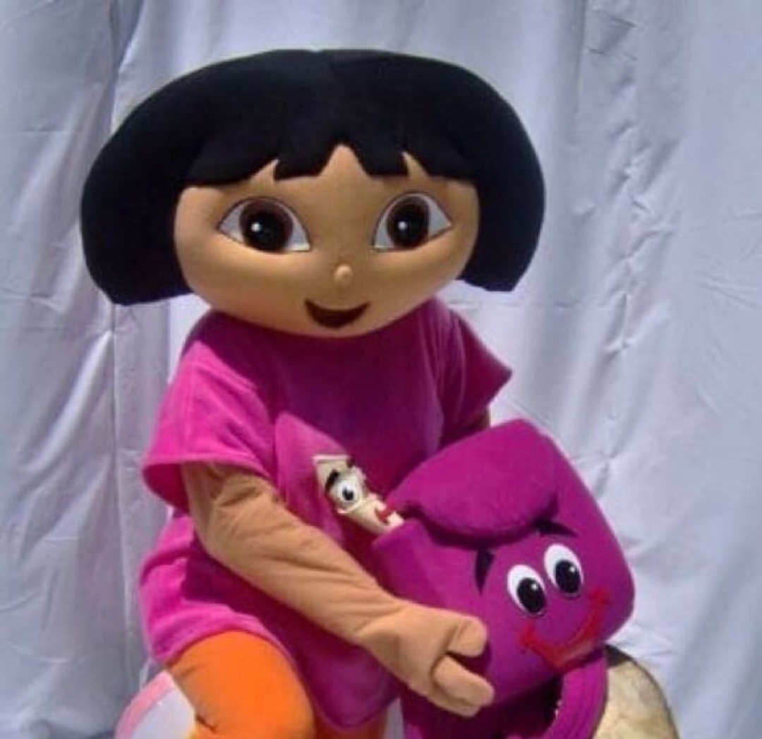 Dora utforskaren besök på barnkalaset