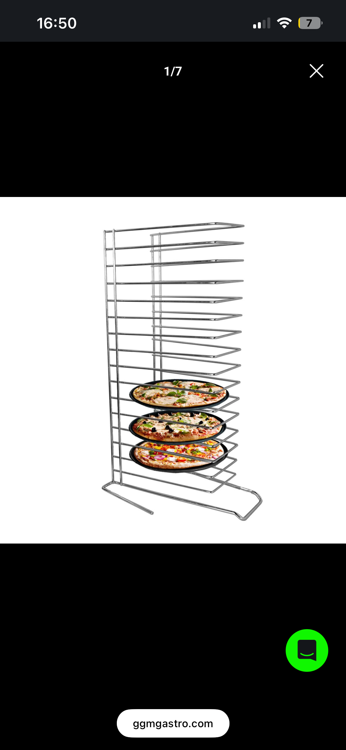 15 slot pizza rack