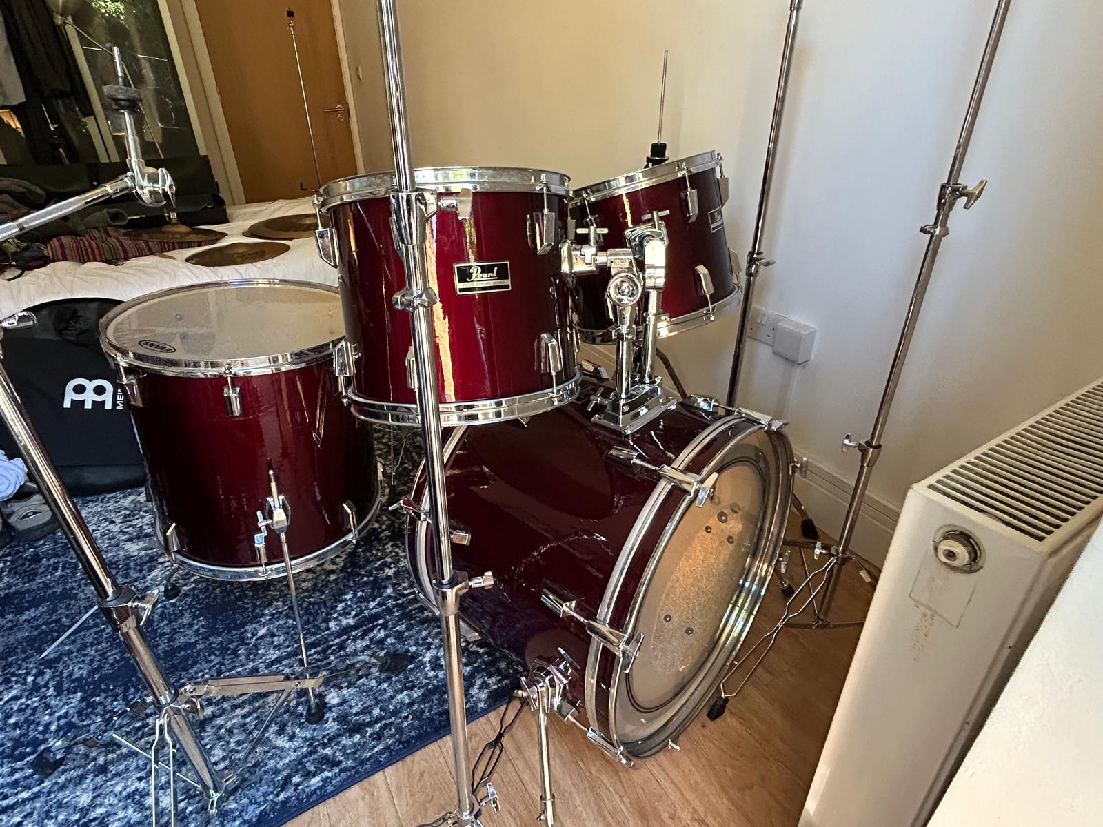 Pearl export drum kit