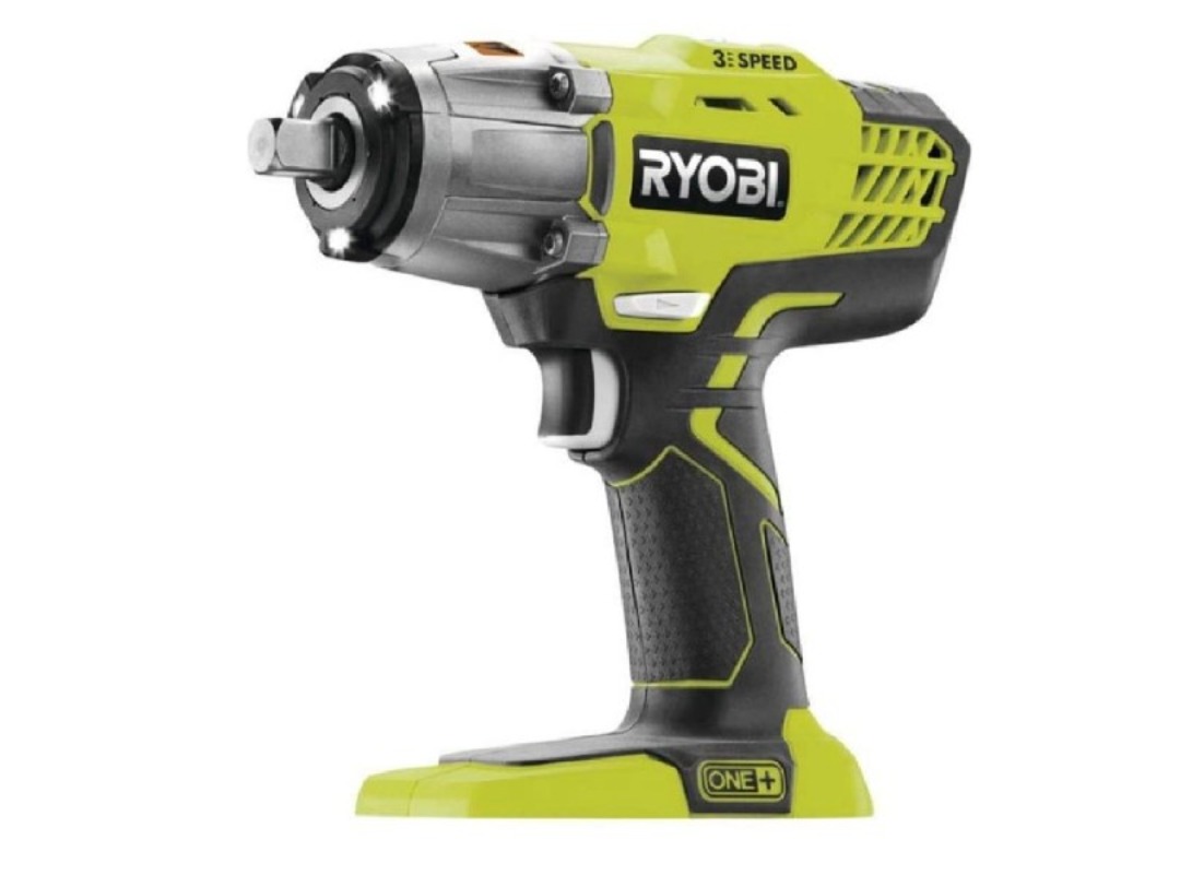 Ryobi mutterdragare inkl. hyllsor och batteri