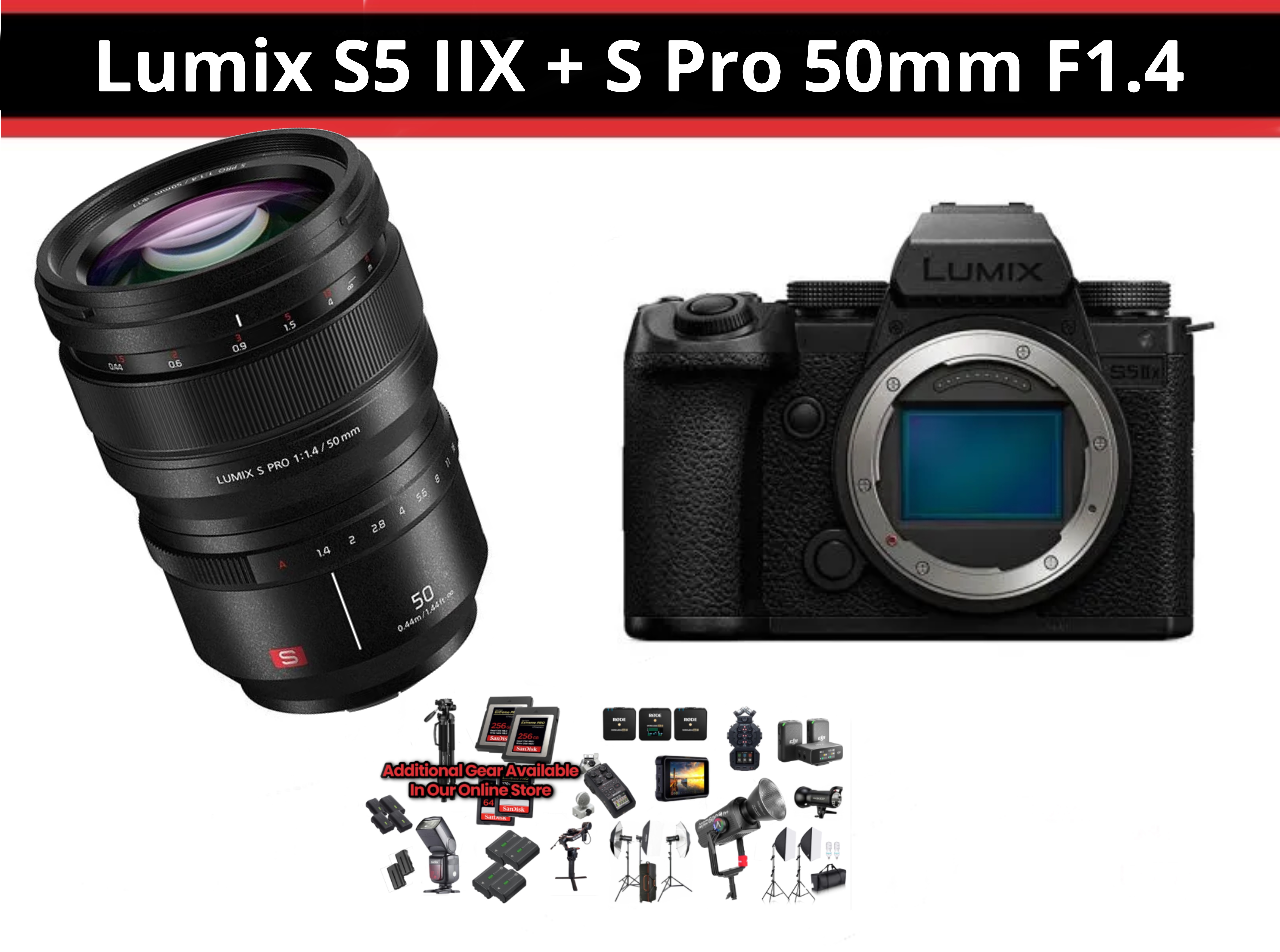 Lumix s5iix + s pro 50mm f/1.4 ( s5 iix )
