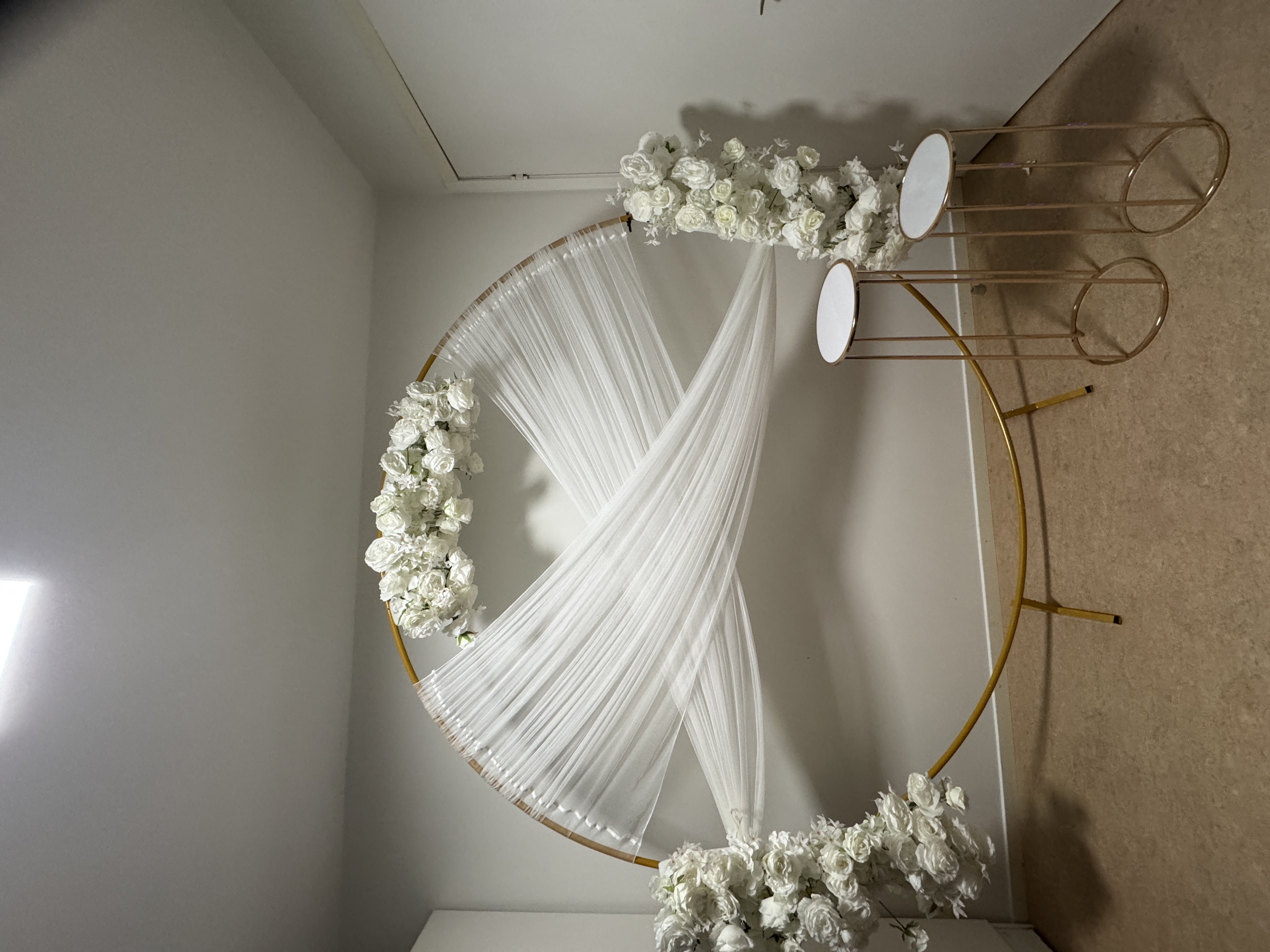 Bröllopsdekoration för uthyrning 