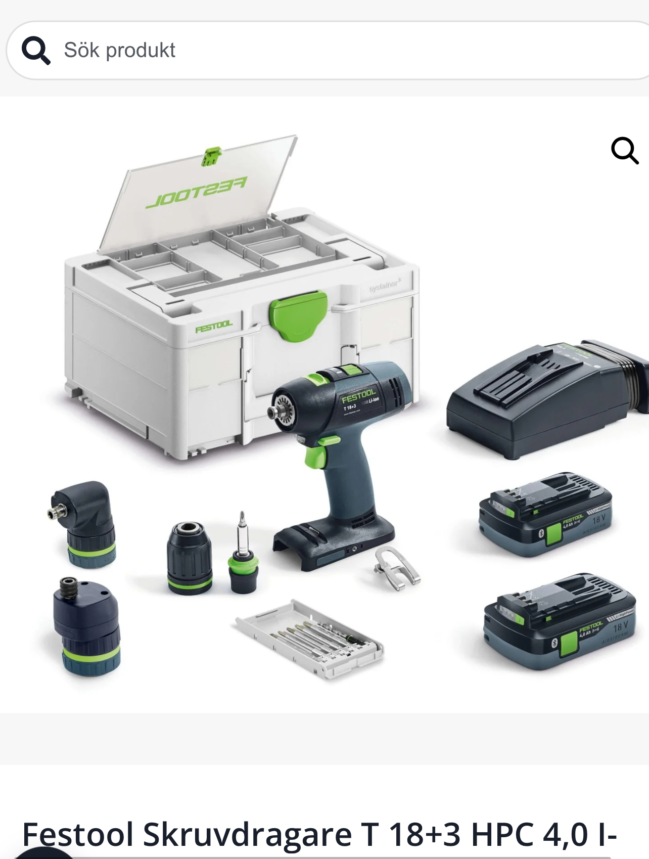 Festool skruvdragare