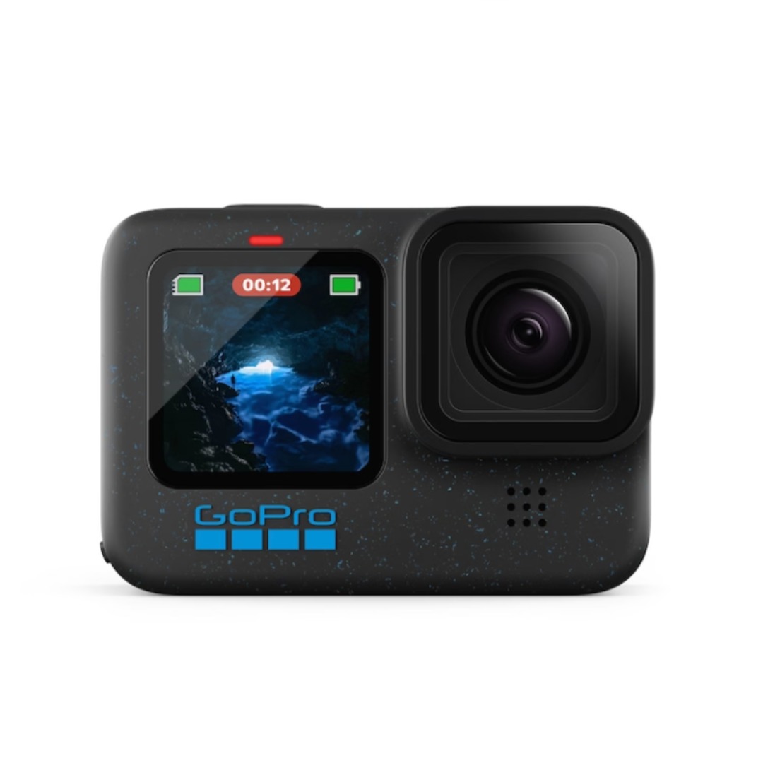 Gopro 12 + spare battery + mounts