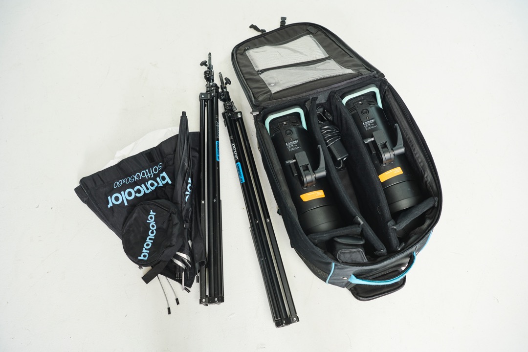 Broncolor siros 800l kit med to lamper