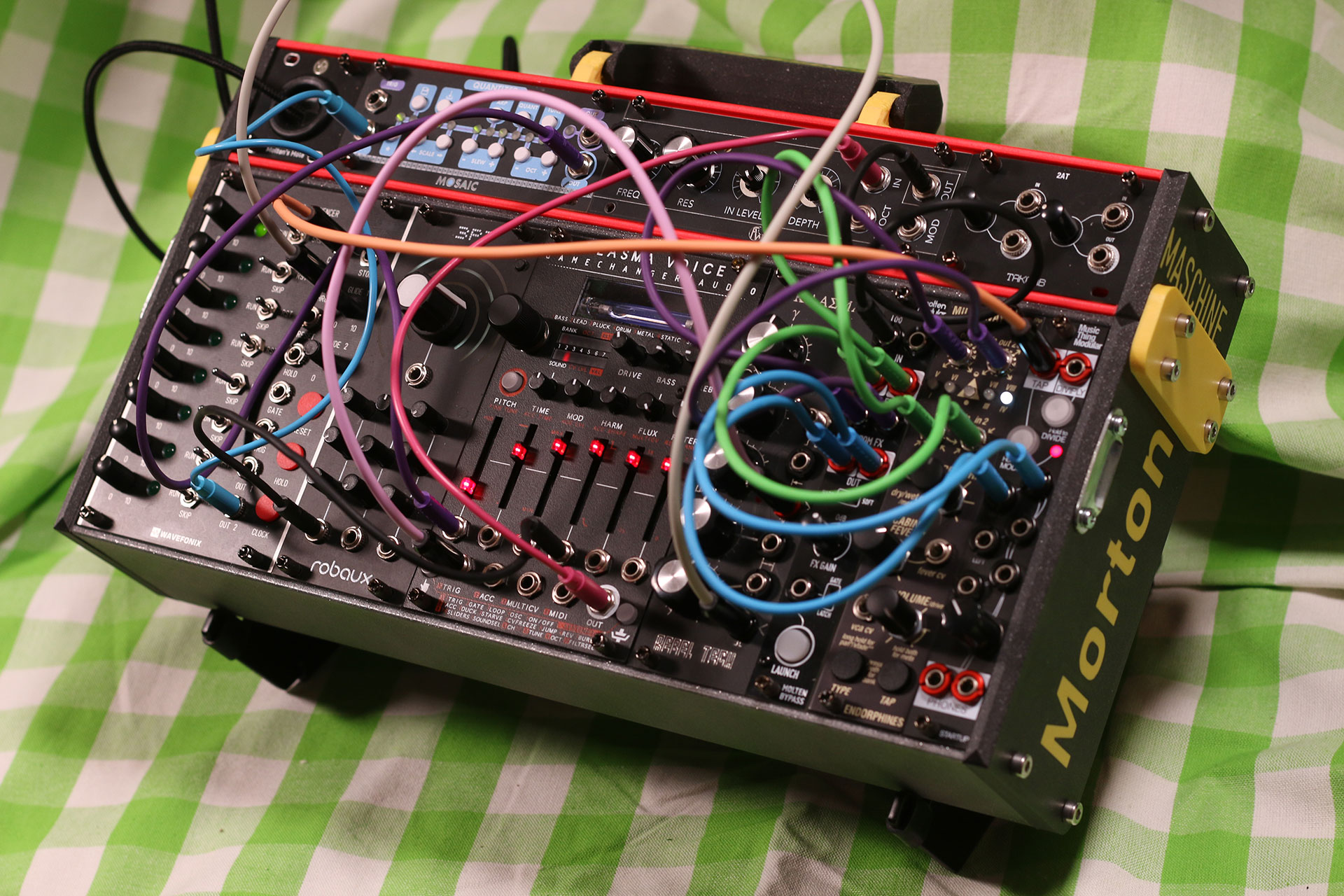 Synth picnic - morton modular system