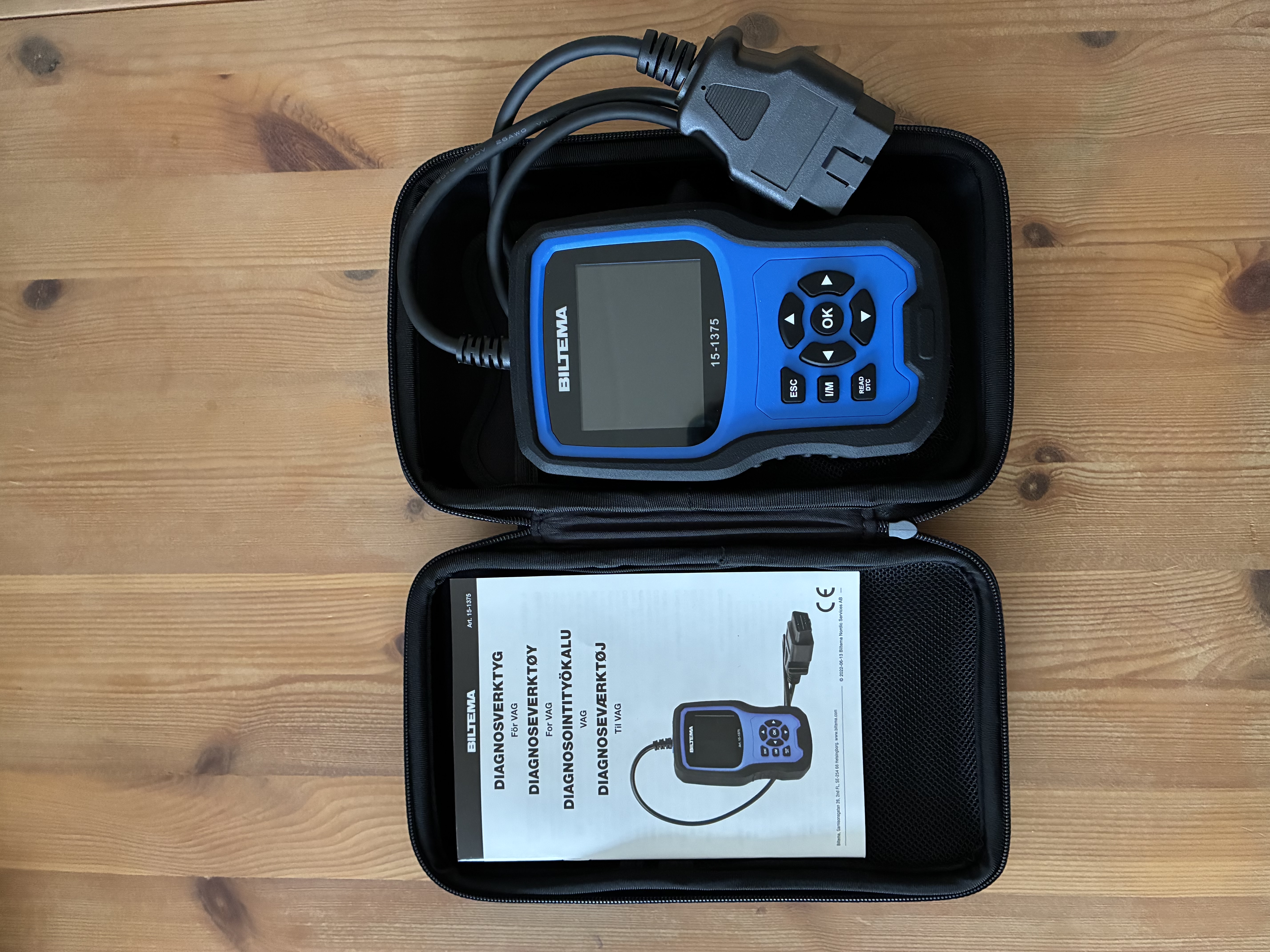 Obd2/eobd diagnosverktyg vag