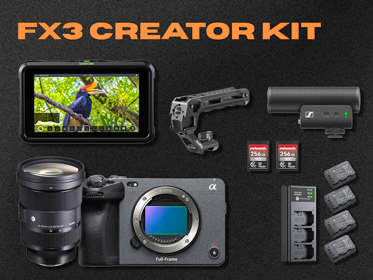 Fx3 creator kit with monitor & mic