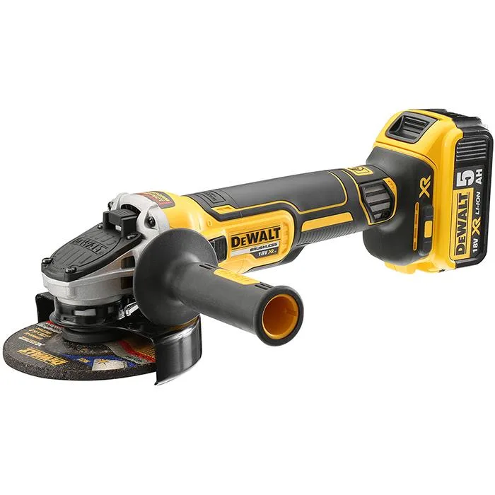 Vinkelsliper - dewalt dcg405 med batteri og lader