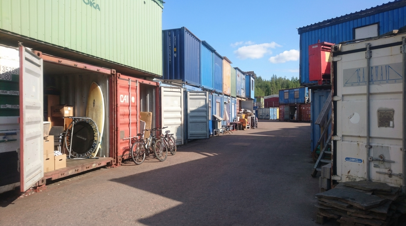 Kontti varastoksi 180 €/kk, vantaa hakkila 