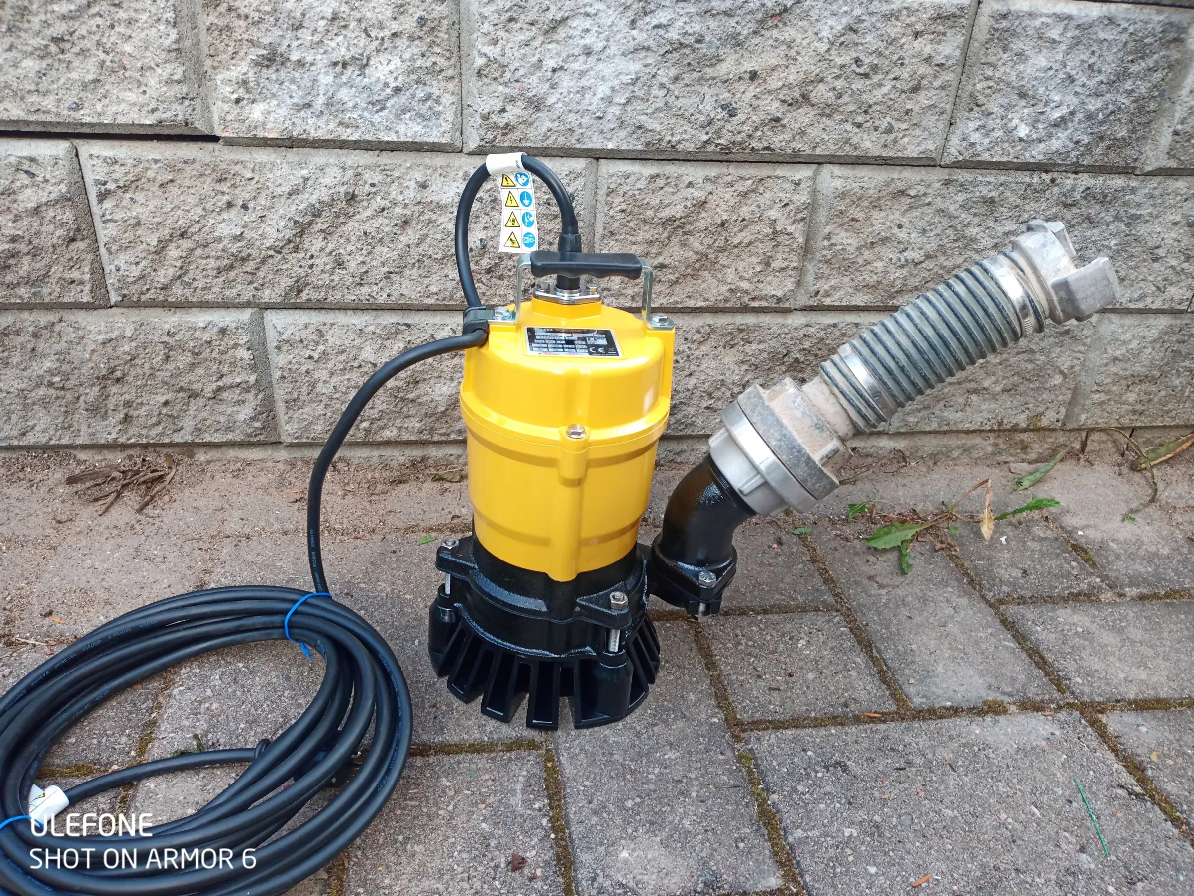 Tyhjennyspumppu 500 litraa minuutissa