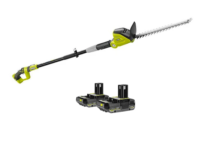 Batteridriven häcksax - extra lång - vinklingsbart svärd