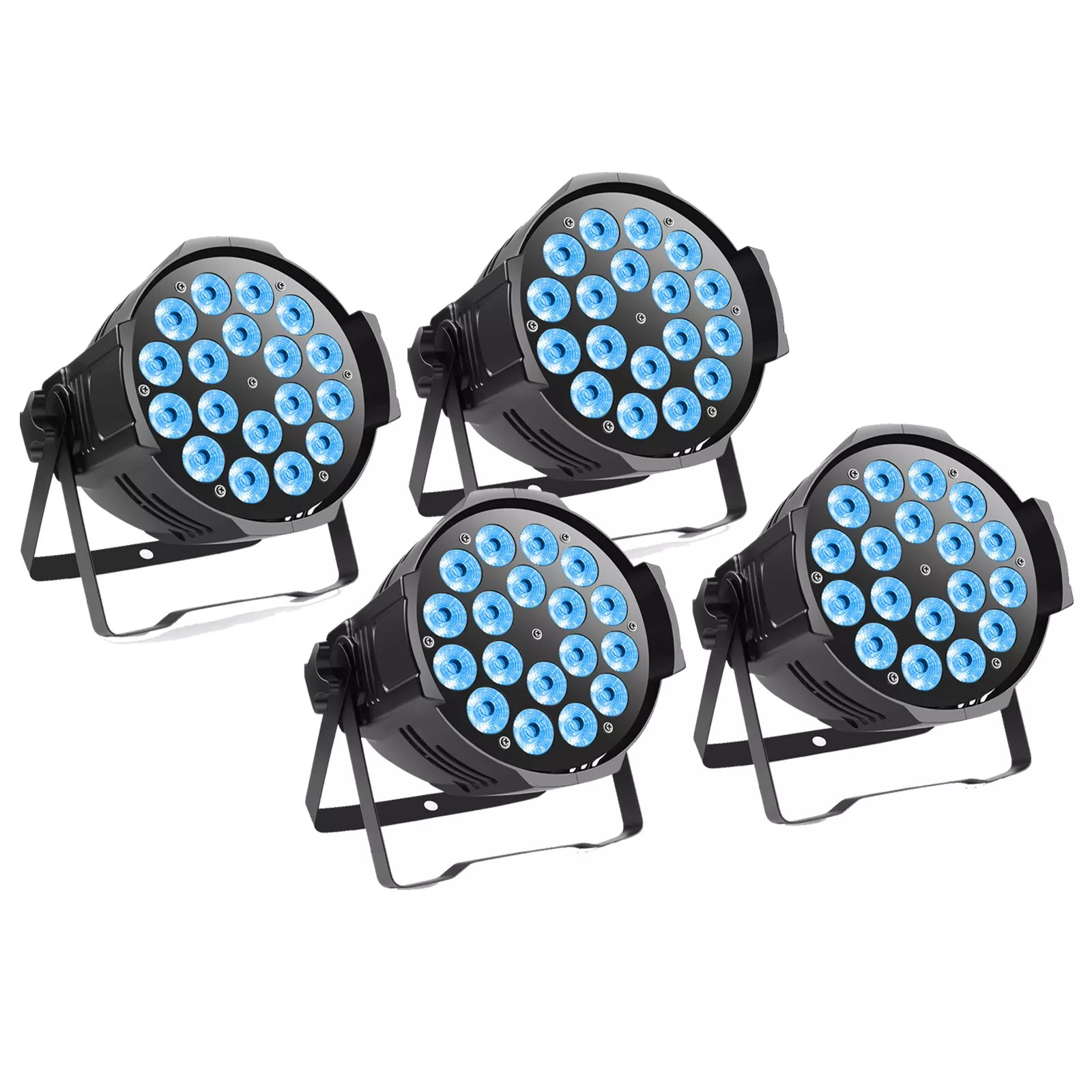 X4 par can rgbw 18 leds par light