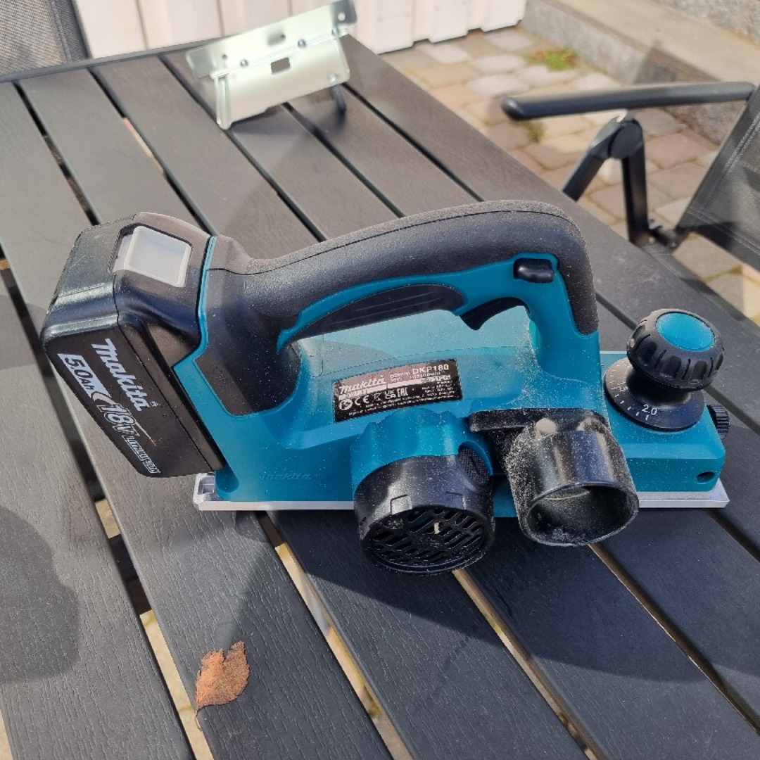 Proff makita 18v batteridrevet høvel
